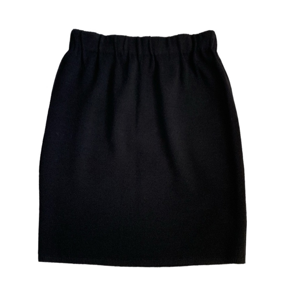 ST. JOHN BASICS / SANTANA KNIT / BLACK PENCIL SKIRT / SZ 8